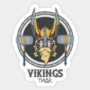 Thor norse god Sticker